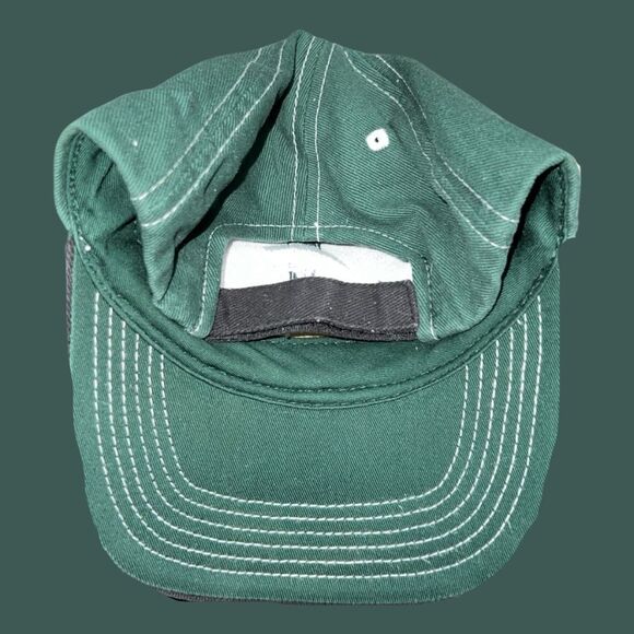 NCAA Captivating Headgear Michigan State Spartans Green Black Strapback Hat Cap - Picture 2 of 7